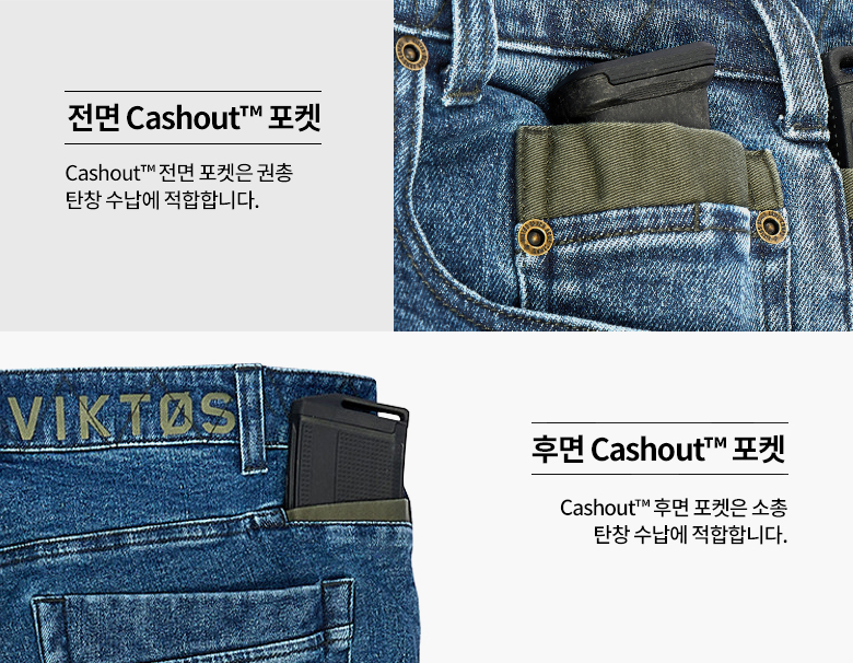 빅토스 건파이터 RR 블루 청바지 14