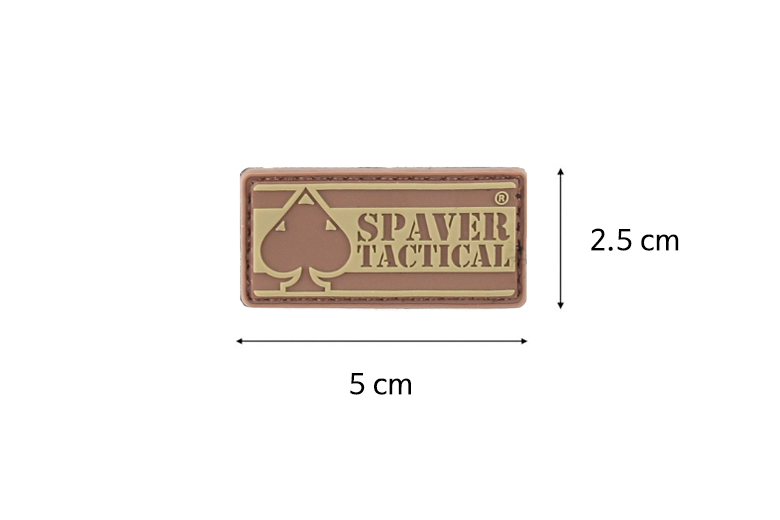 스페이버 PVC 몰리 벨크로 패치 코요테 5x2.5cm 15