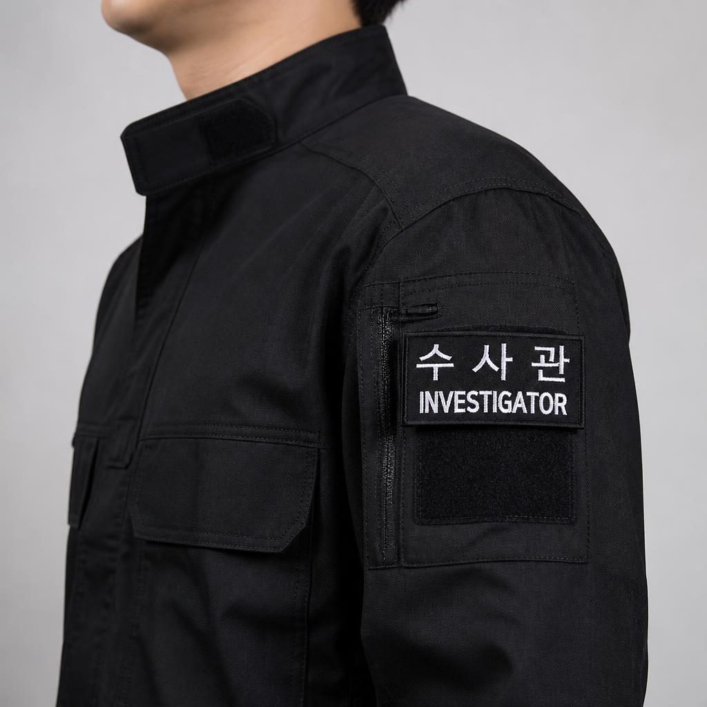 군화와고무신 PL005 수사관 패치 2