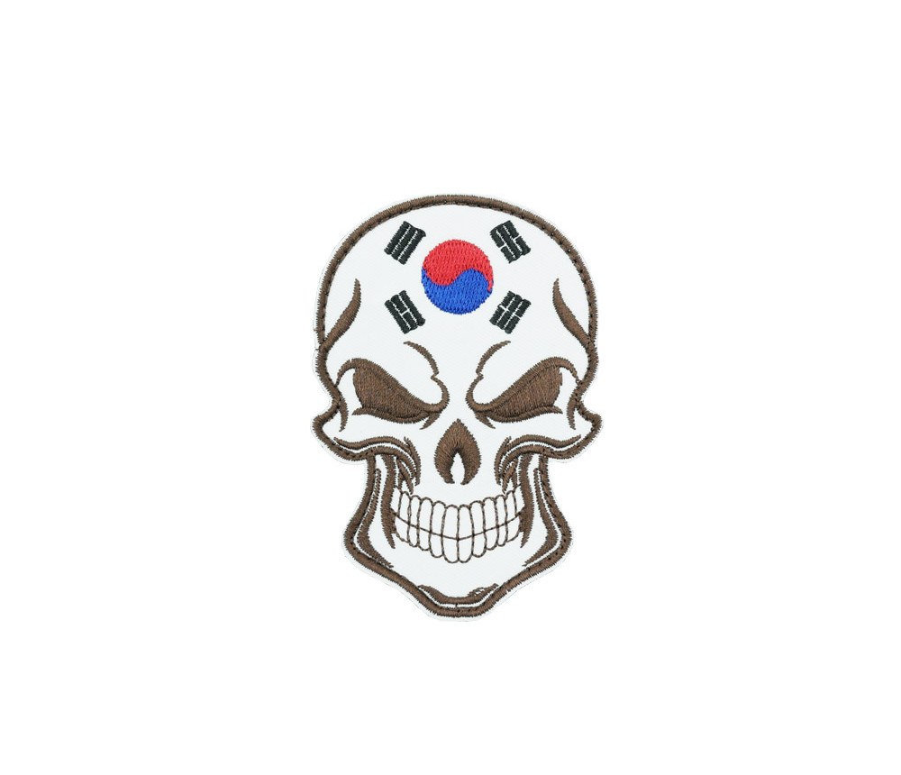 군화와고무신 태극기 해골 이마 패치 DE001 9