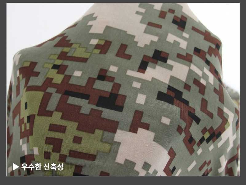육군픽셀 브이넥 반팔 티셔츠 12