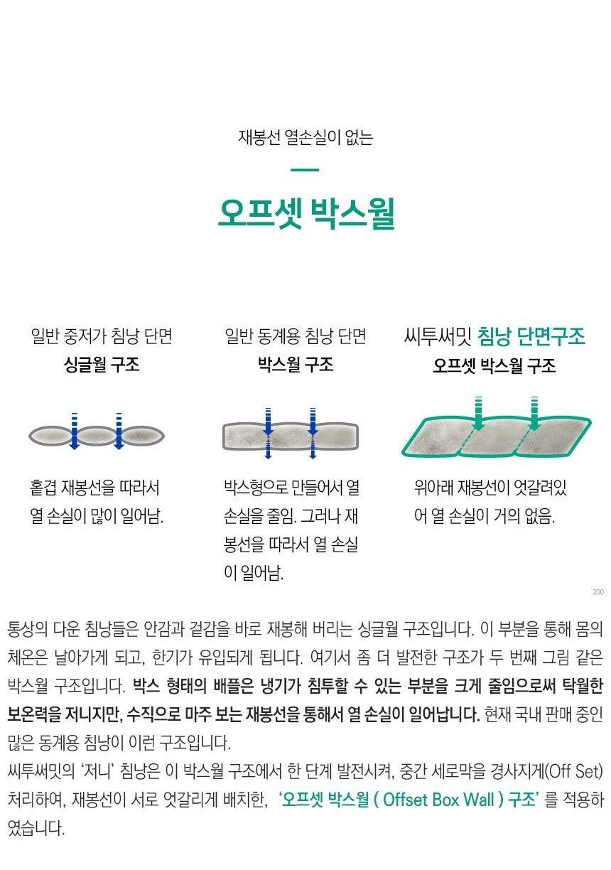 씨투써밋 저니 -8도 레귤러 다운 침낭 지퍼링크R 36