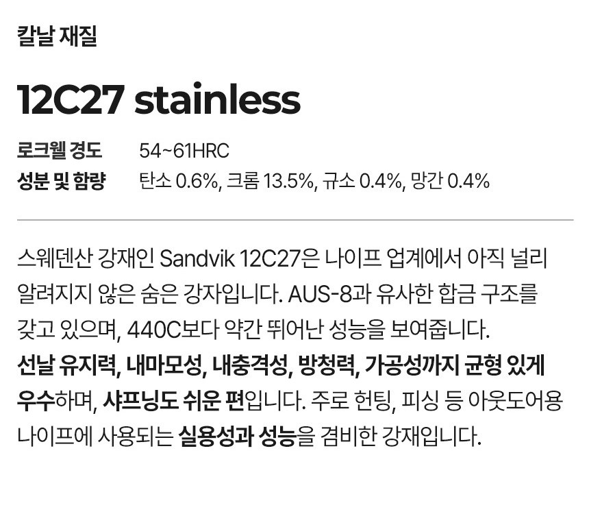 스파이더코 버그 F 블루 초소형 폴딩 나이프 22