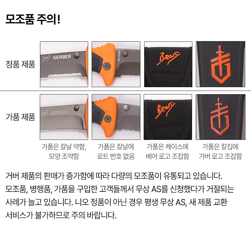 거버 LST 미니(F) 머스타드옐로우 폴딩 나이프 11