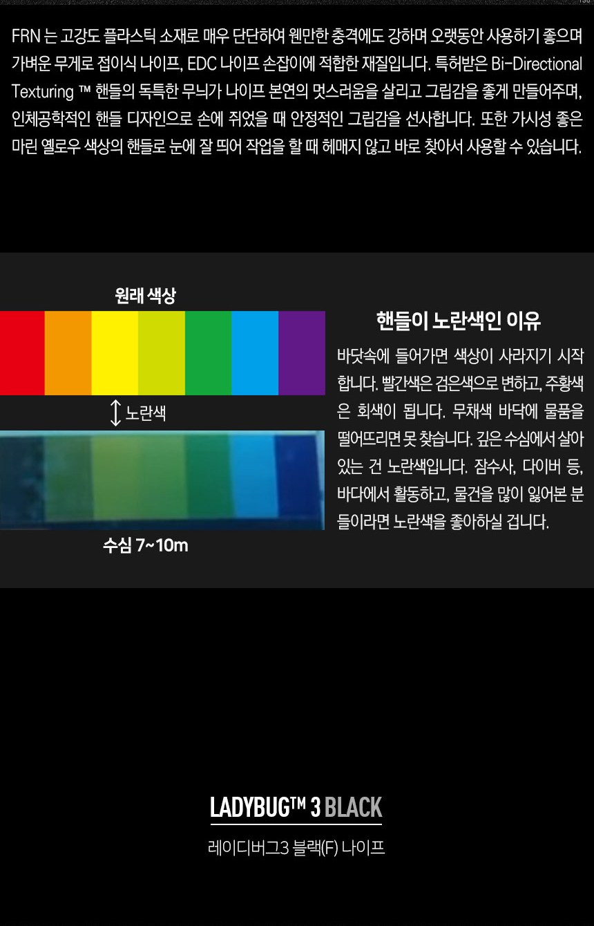 스파이더코 레이디버그3 포켓 나이프 33