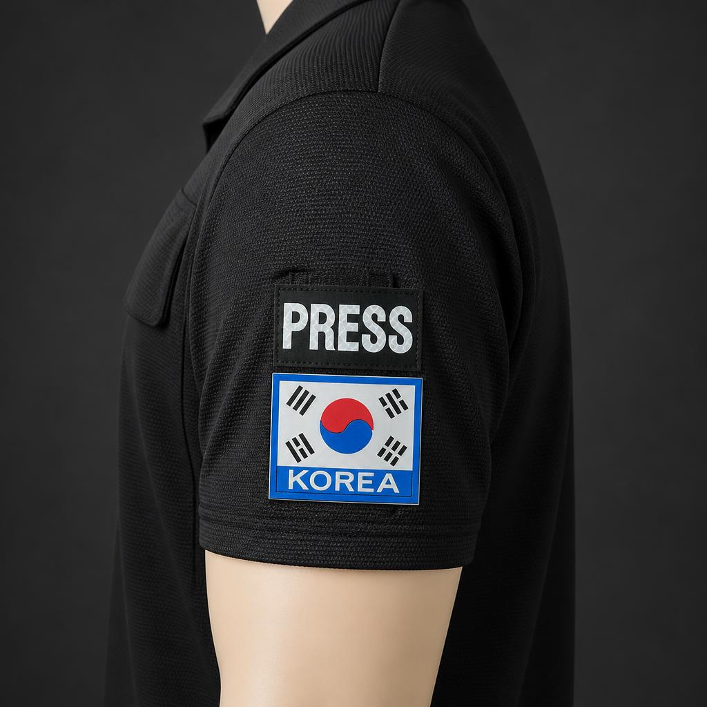 군화와고무신 BS004 PRESS 반사 패치