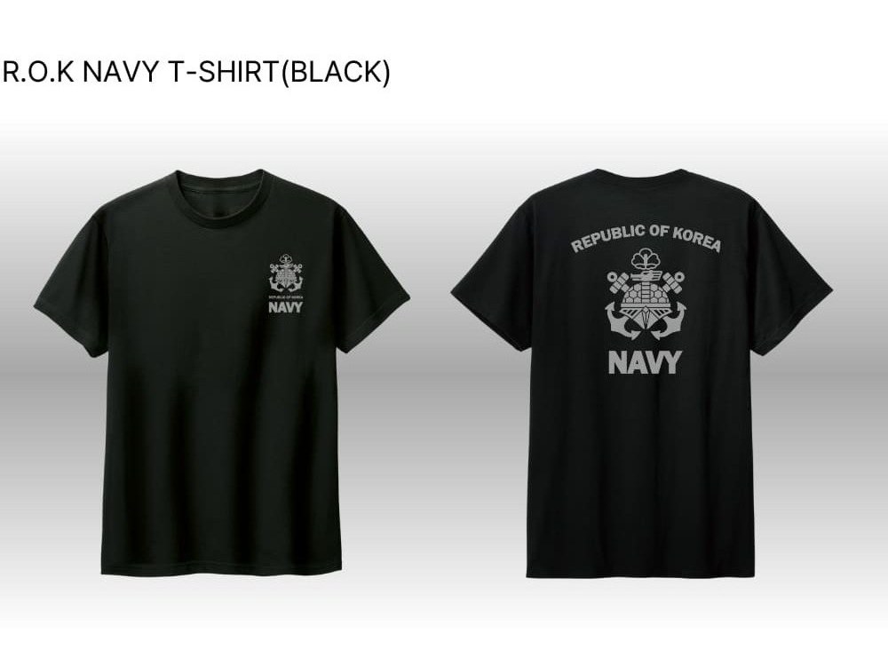 해군 NAVY 거북선 면 반팔 티셔츠