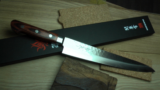 카네쯔네 해머드 다마스커스 스지히키 나이프 240mm KC-906
