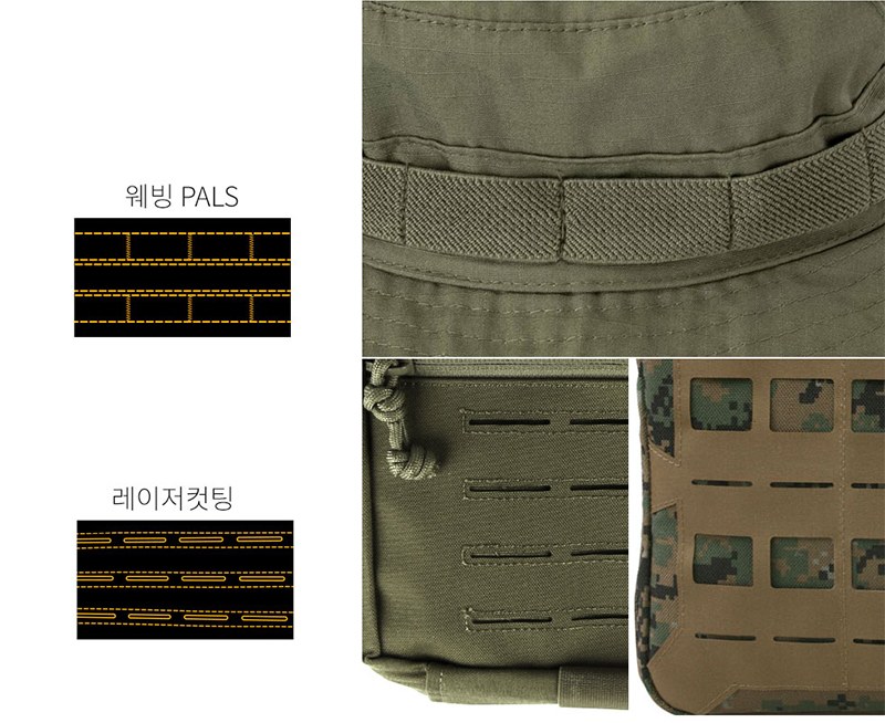 헬리콘텍스 CPU 카키 모자