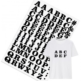 열전사스티커 알파벳 캠핑용품 의류 에코백 면타프 꾸미기