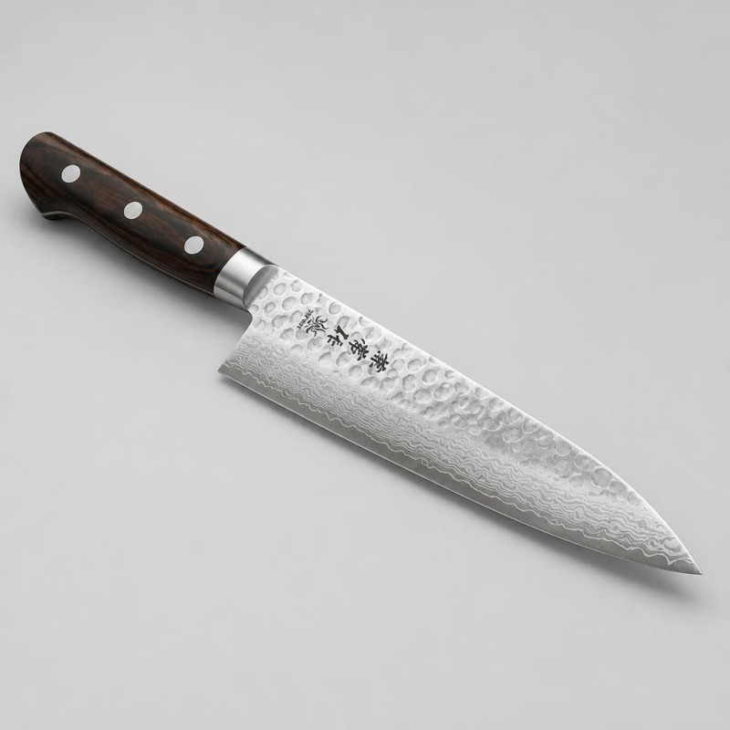 카네츠네 해머드 다마스커스 규토 210mm KC-902