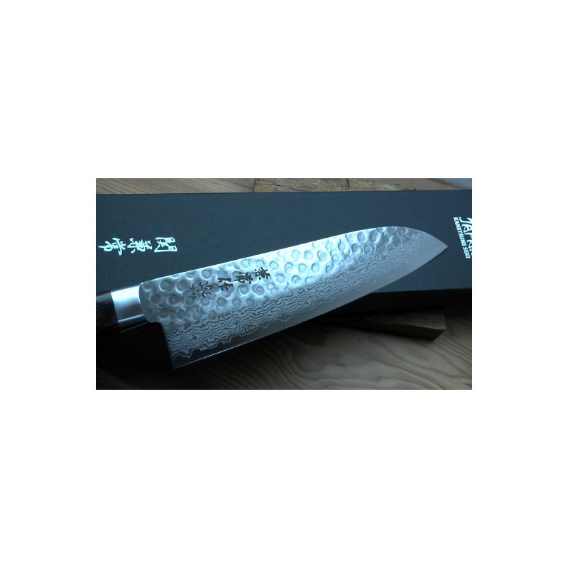 카네츠네 해머드 다마스커스 산토쿠 185mm KC-903 7번째 이미지