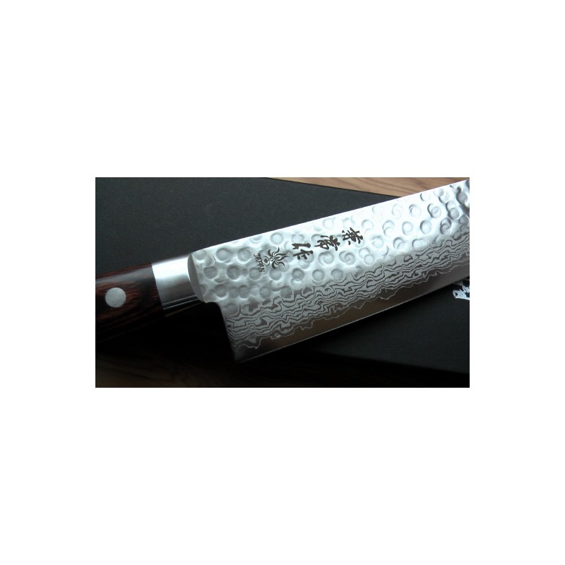 카네츠네 해머드 다마스커스 산토쿠 185mm KC-903 8번째 이미지