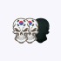 군화와고무신 태극기 해골 이마 패치 DE001 4번째 이미지