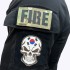 군화와고무신 태극기 해골 이마 패치 DE001 6번째 이미지