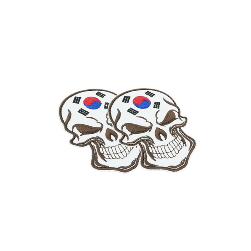 군화와고무신 태극기 해골 이마 패치 DE001 8번째 이미지