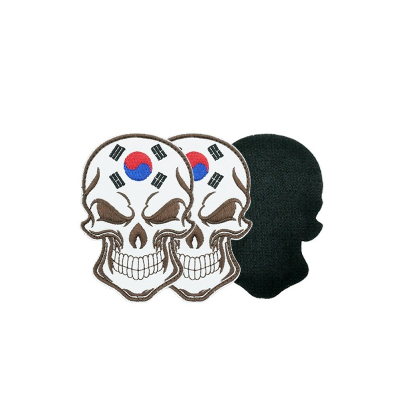 군화와고무신 태극기 해골 이마 패치 DE001 9번째 이미지