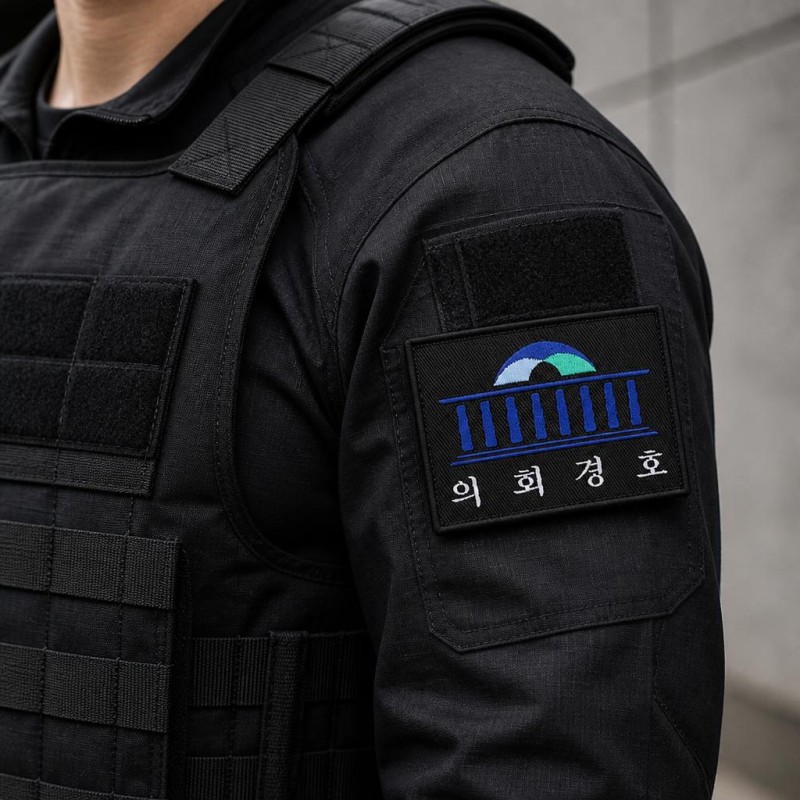 군화와고무신 의회경호 AS002 패치 2번째 이미지