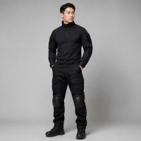 군화와 고무신 택티컬 전술 긴팔 컴뱃셔츠 팬츠 세트