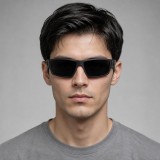 가토즈 워호크 밀스팩 검정 프레임 검정 로고 검정 렌즈 선글라스