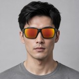 가토즈 머라더 세라코트 블랙 프레임 블랙 로고 썬버스트 미러 OPZ 렌즈 선글라스