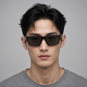 가토즈 델타 검정 프레임 검정 로고 OPZ 렌즈 선글라스