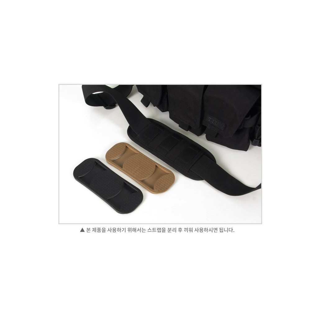 우진플라스틱 50mm 오벌 어깨 패드 2개 세트 코요테 9번째 이미지