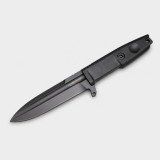 EXTREMA RATIO 디펜더 2 블랙 고정식 나이프
